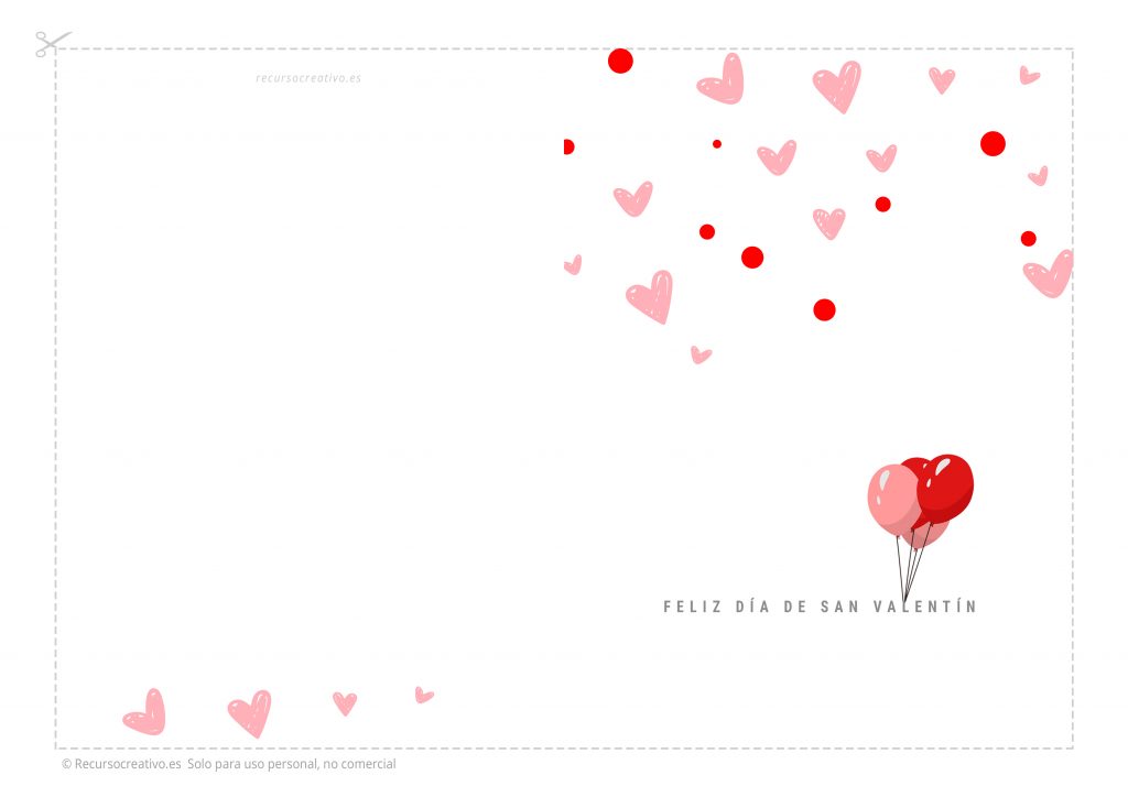 Tarjetas De San Valentín Gratis Para Imprimir · Recursocreativoes 8233
